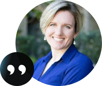 Justin Wilcox portrait with quote badge