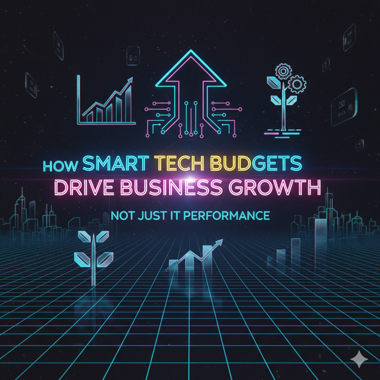 How do smart tech budgets drive business growth, not just IT performance?