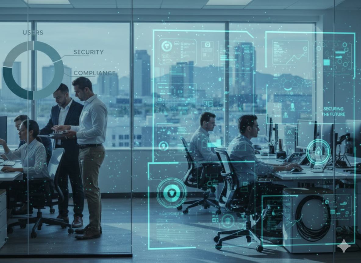 Security and compliance monitoring raising the proactive workload for a Phoenix managed IT provider