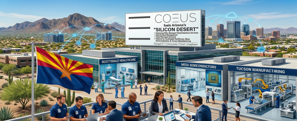 Coeus Consulting Managed IT and Cybersecurity consulting's in Phoenix, Chandler, Mesa, Gilbert, Tempe, Glendale, and Tucson