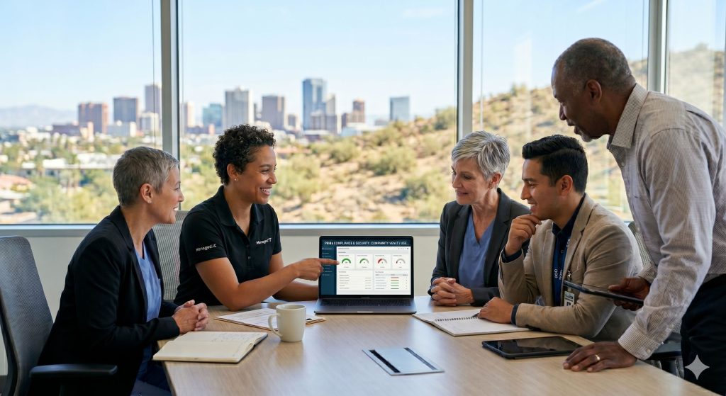 Coeus Consulting top MSP for Phoenix healthcare accounts featured in the AZ Big media article.