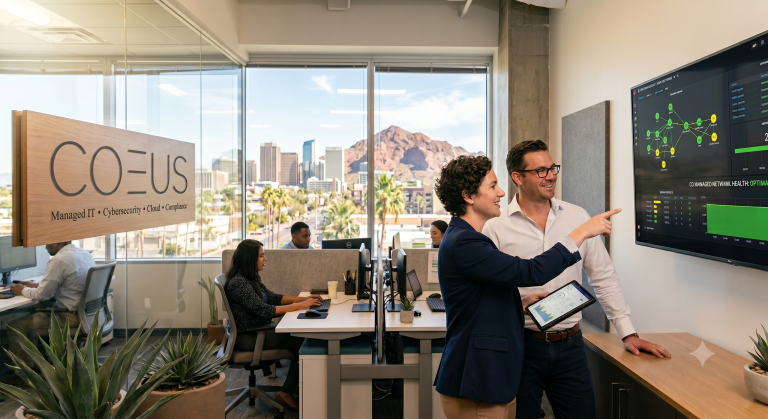 Coeus Consulting co-managed IT solutions.