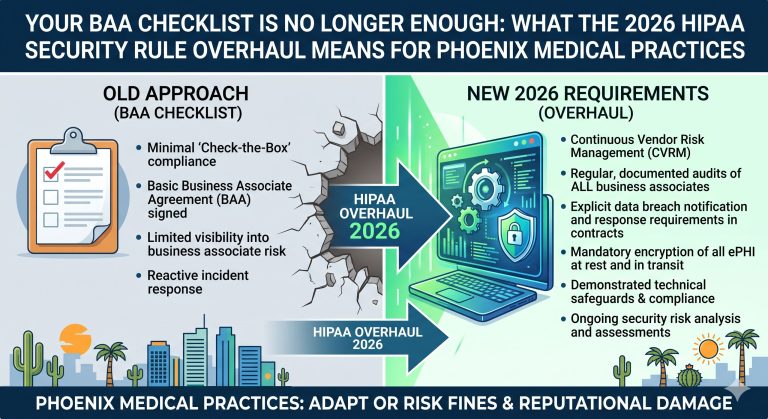 Coeus Consulting's healthcare IT practice helps clients stay current with their HIPAA compliance status.