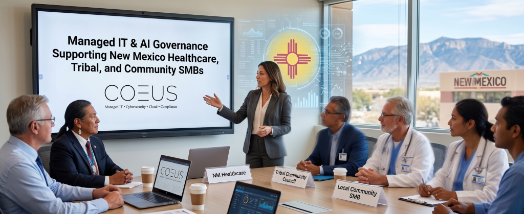 Coeus Consulting Support for New Mexico healthcare organizations with managed IT services.