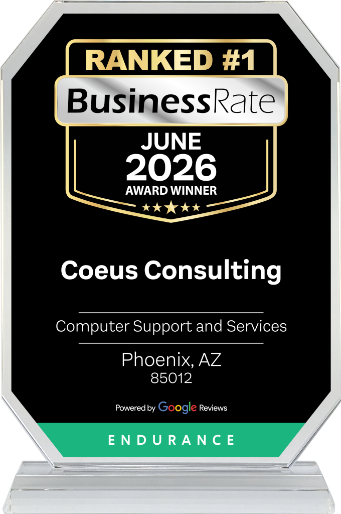 Coeus Consulting ranked number #1 by business rate for June 2026