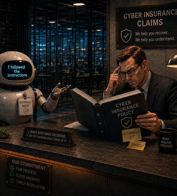 An autonomous AI agent tells a cyber insurance adjuster that it followed the instructions