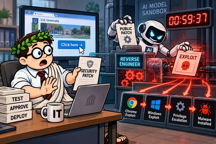 Coeus watches AI reverse-engineer a public security patch into an exploit in under an hour